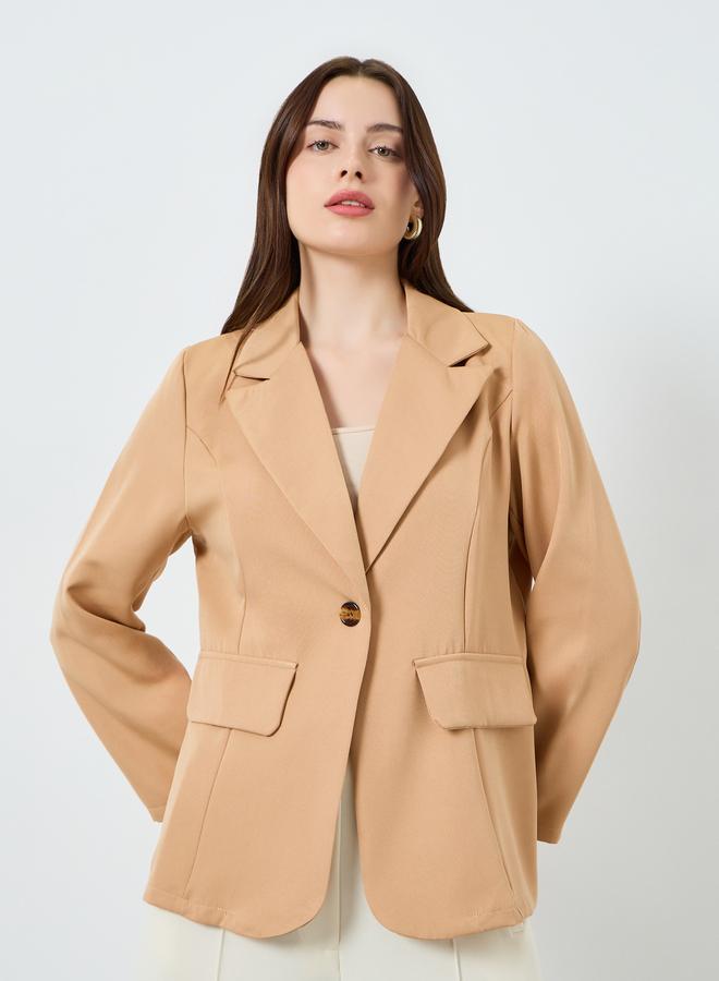 ستايلي بليزر كاجوال بأزرار أمامية - Image 3